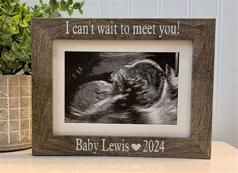 pregnancy announcement photo frame|Pregnancy Announcement Picture Frame .